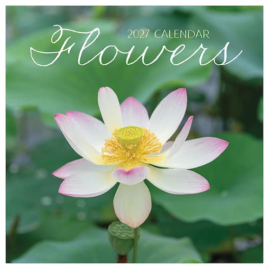 2027 Flowers Mini Calendar